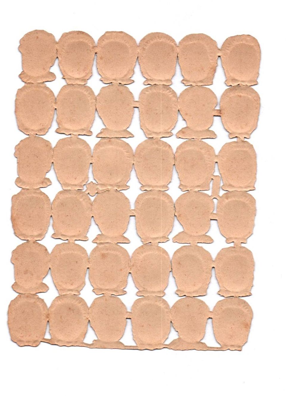 Alte Oblaten Bogenteile Kindergesichter Babys No 5496 und 5852 vor 1945 