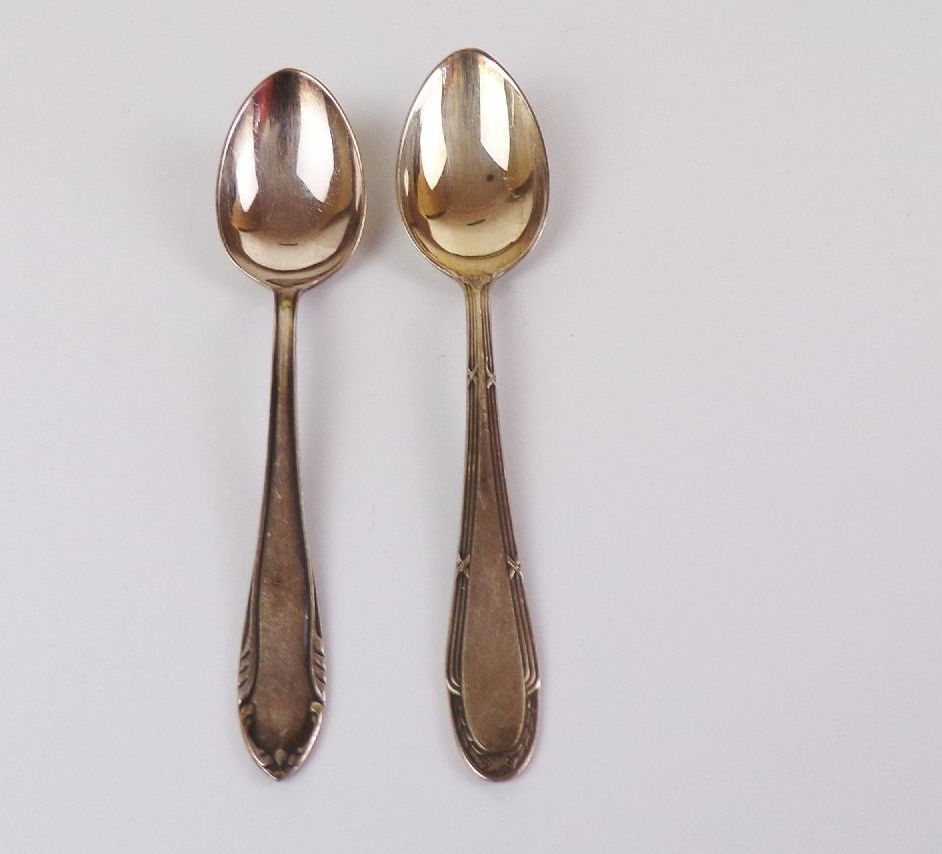 Teelöffel WMF GSL 12 Stück 2 Dekore Antik 90er Auflage Hirschfelde 