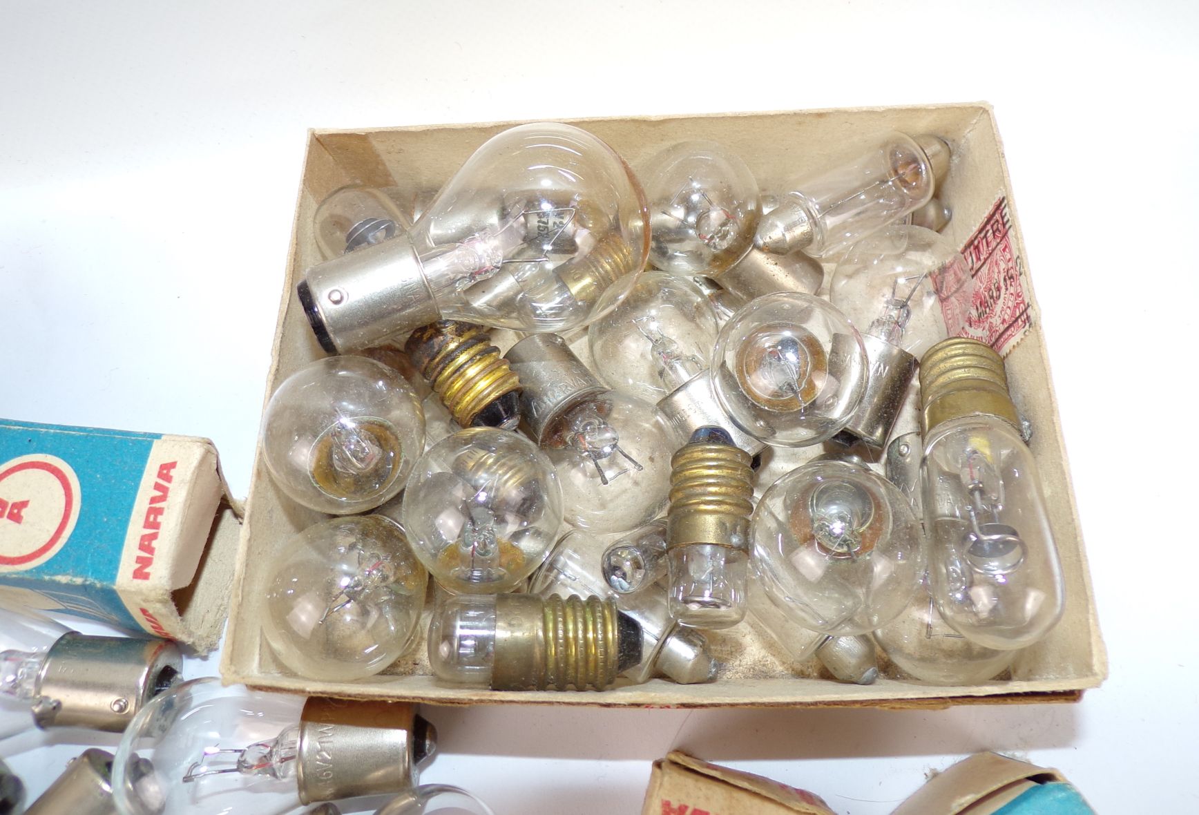 Konvolut Autolampen Beleuchtung Leuchtmittel Narva Wartburg Trabant Oldtimer