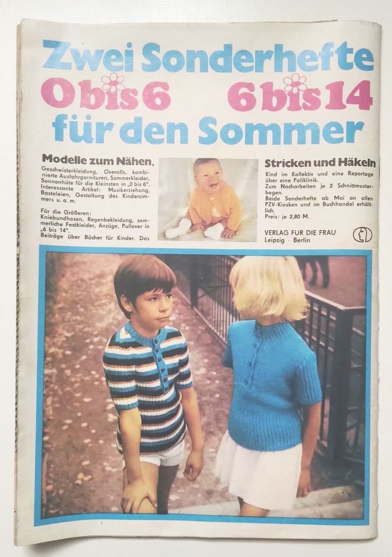 Modische Maschen 1972 Nr 1 mit Schnittmuster alte Modezeitschrift Modische Maschen 1972 Nr 1 mit Schnittmuster alte Modezeitschrift