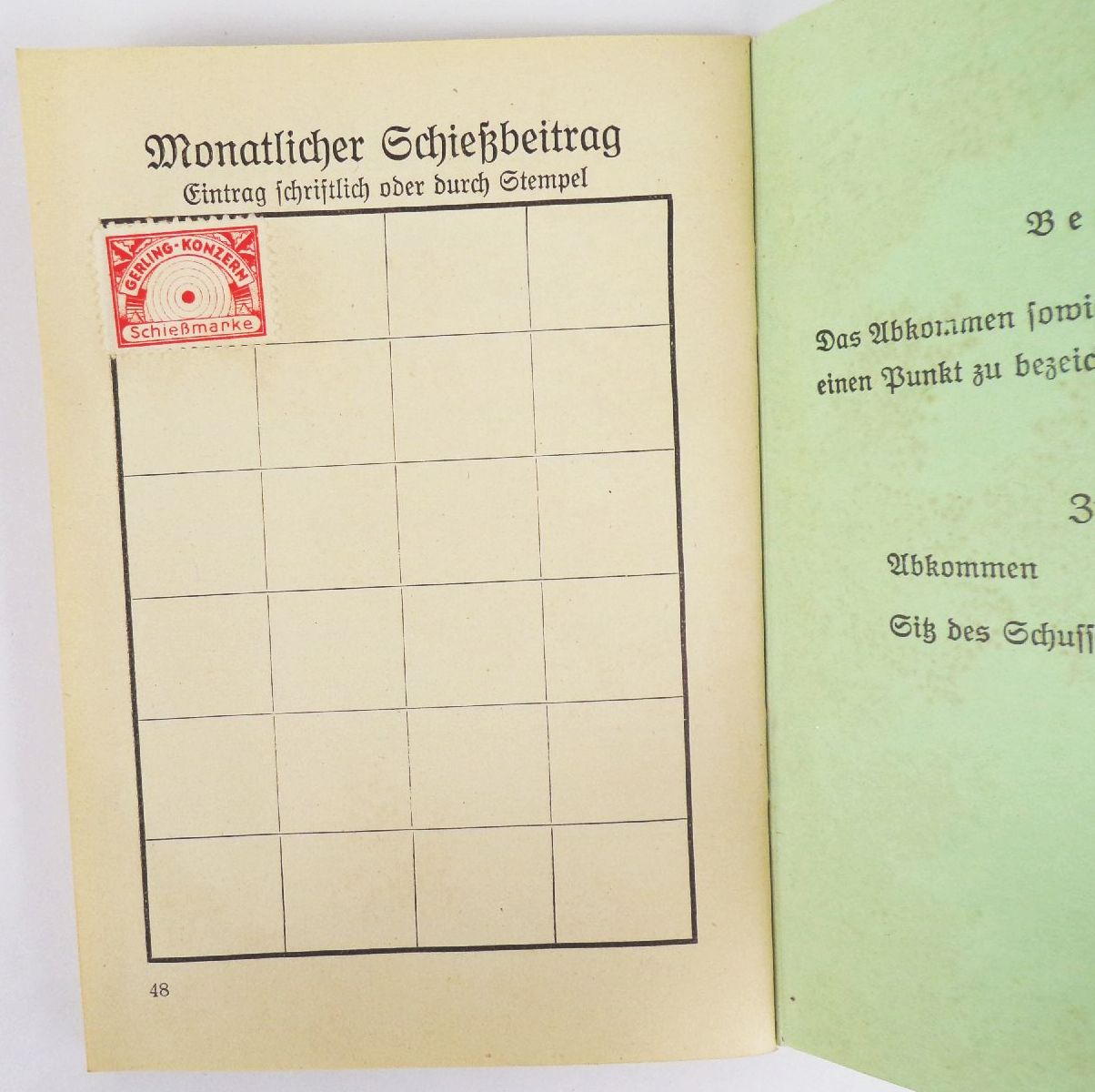 SA Schießbuch für Kleinkaliberbüchse und Pistole 1935 1936 SA Schießbuch für Kleinkaliberbüchse und Pistole 1935 1936