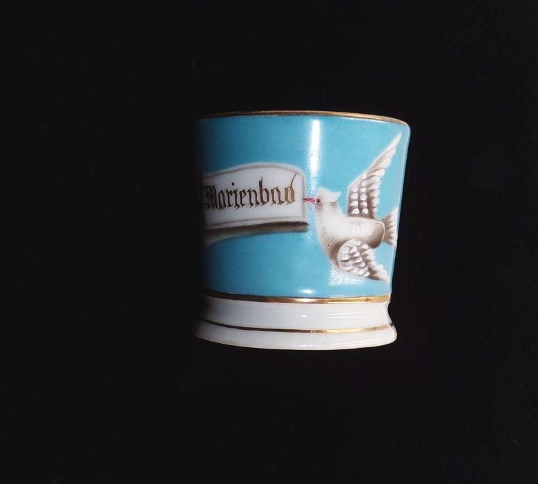 Alte Andenken Tasse Marienbad Böhmen Mariánské Lázně Tschechien um 1900