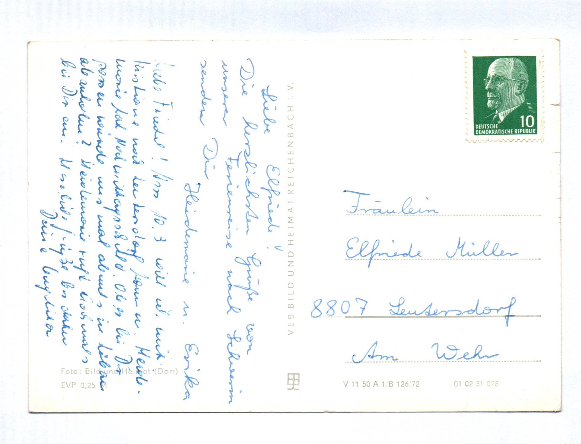 Ak Schwerin Weinhandlung in der Buschstraße DDR erbaut 1698