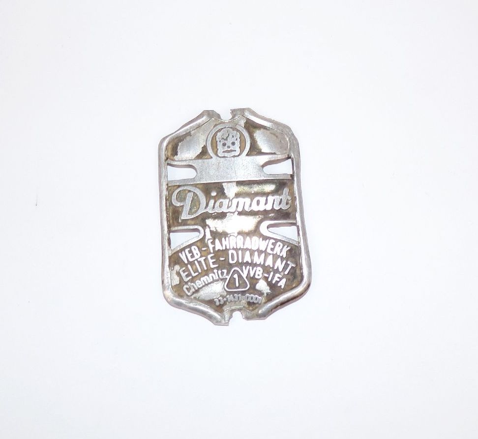 Altes Diamant 83 Fahrrad Steuerkopfschild Oldtimer Emblem 