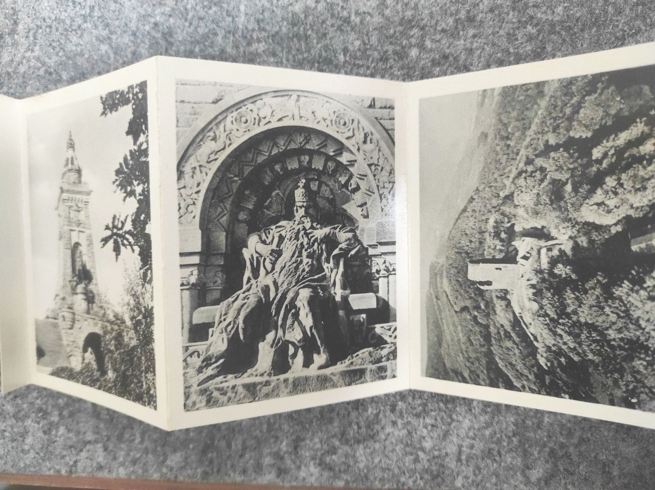 Leporello Kyffhäuser 10 Bilder DDR 1957 Leporello Kyffhäuser 10 Bilder DDR 1957