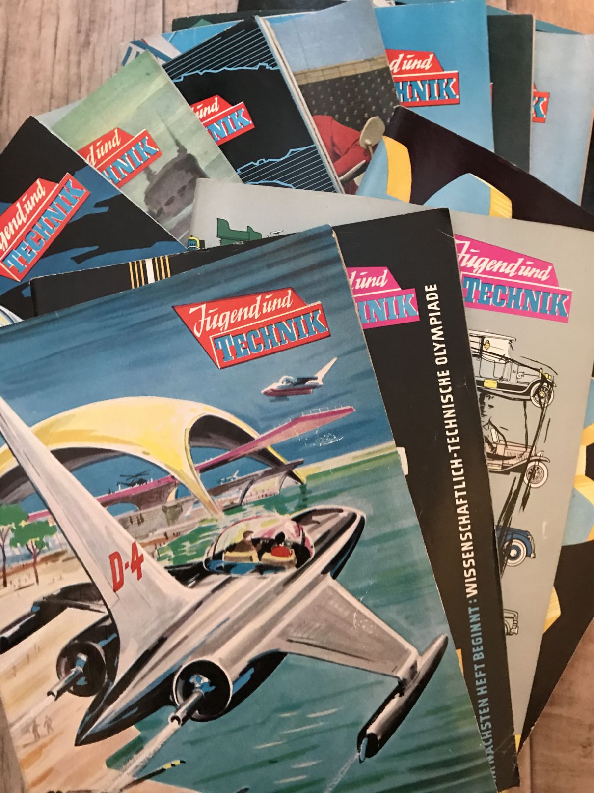 Jugend und Technik DDR Zeitschrift Bände Heft 1958 bis 1963