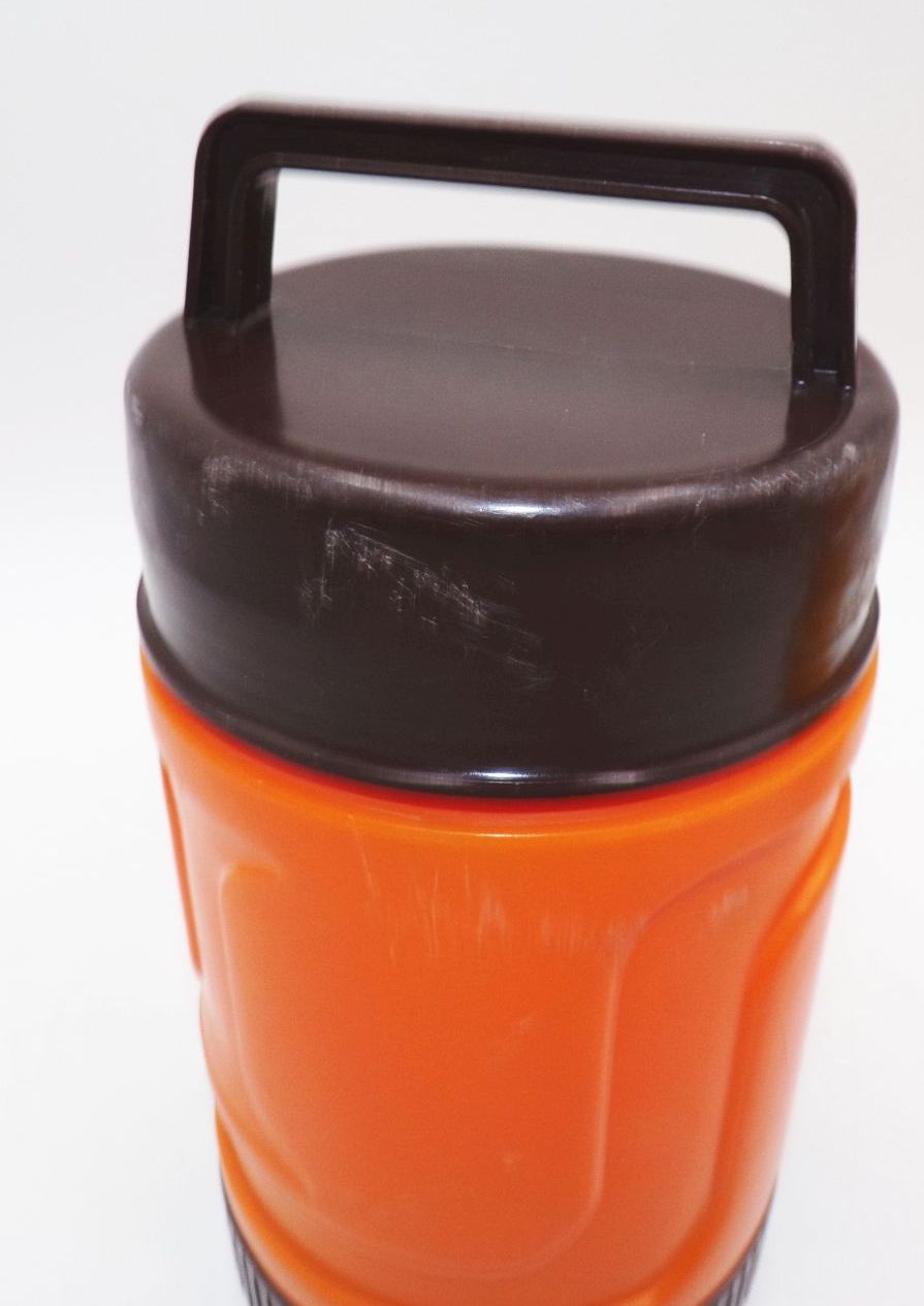 Eisbehälter Thermosflasche DDR Eisbombe 2 Stück Retro