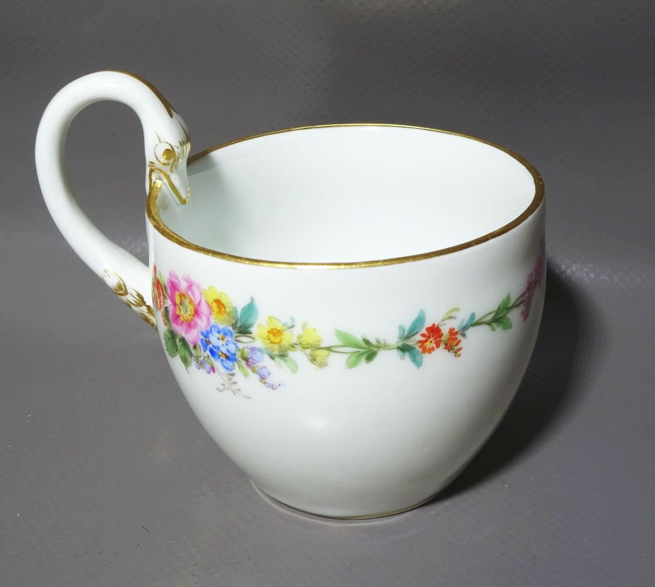 Meissen Gedeck Schwanenhals Blumen Dekor 1 Wahl Knaufzeit