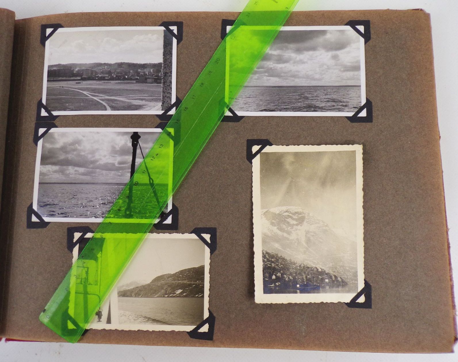 Marine Fotoalbum 2 Wk Schiffe Libau Norwegen Fjorde Matrosen WW2