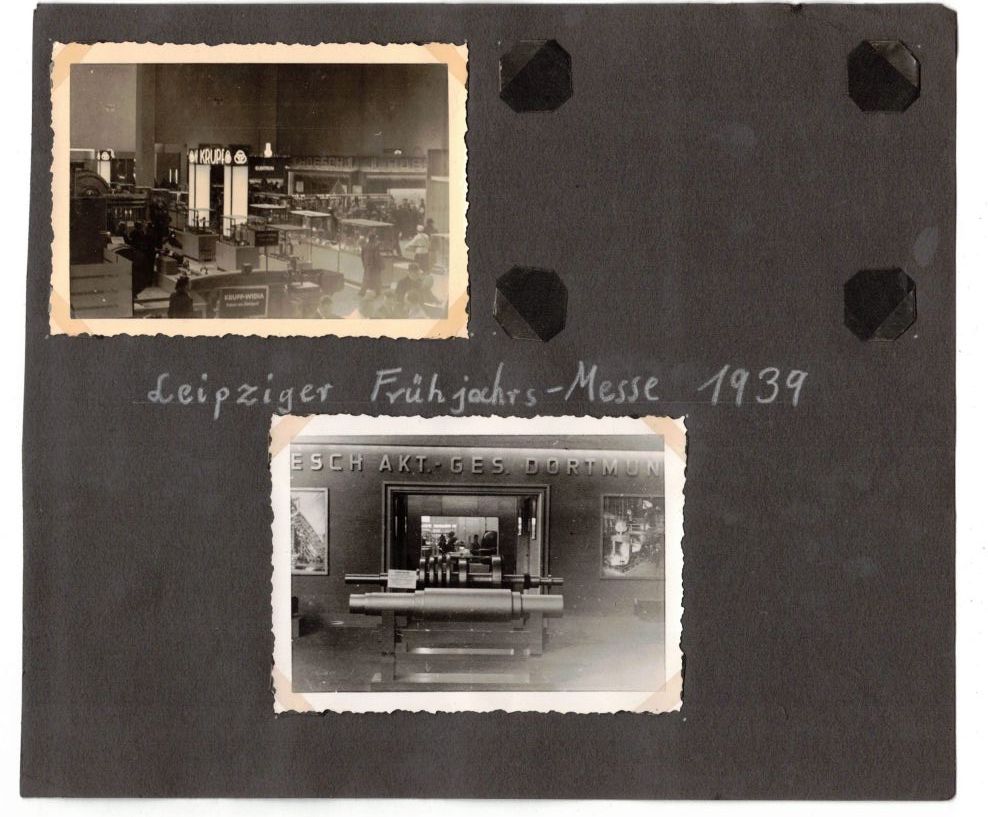 5 x Foto Leipziger Messe 1939 Leipzig Völkerschlachtdenkmal 