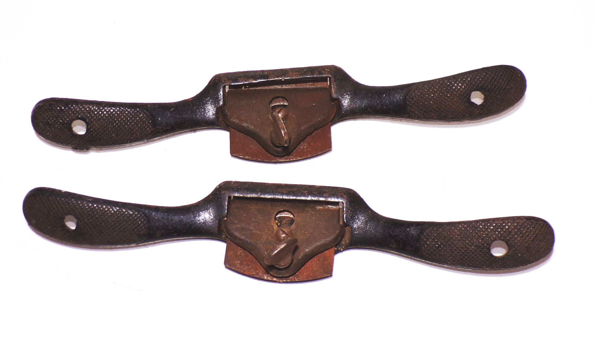 Alter Ziehhobel 2 Stück Zieheisen Zimmermann Schäleisen Werkzeug