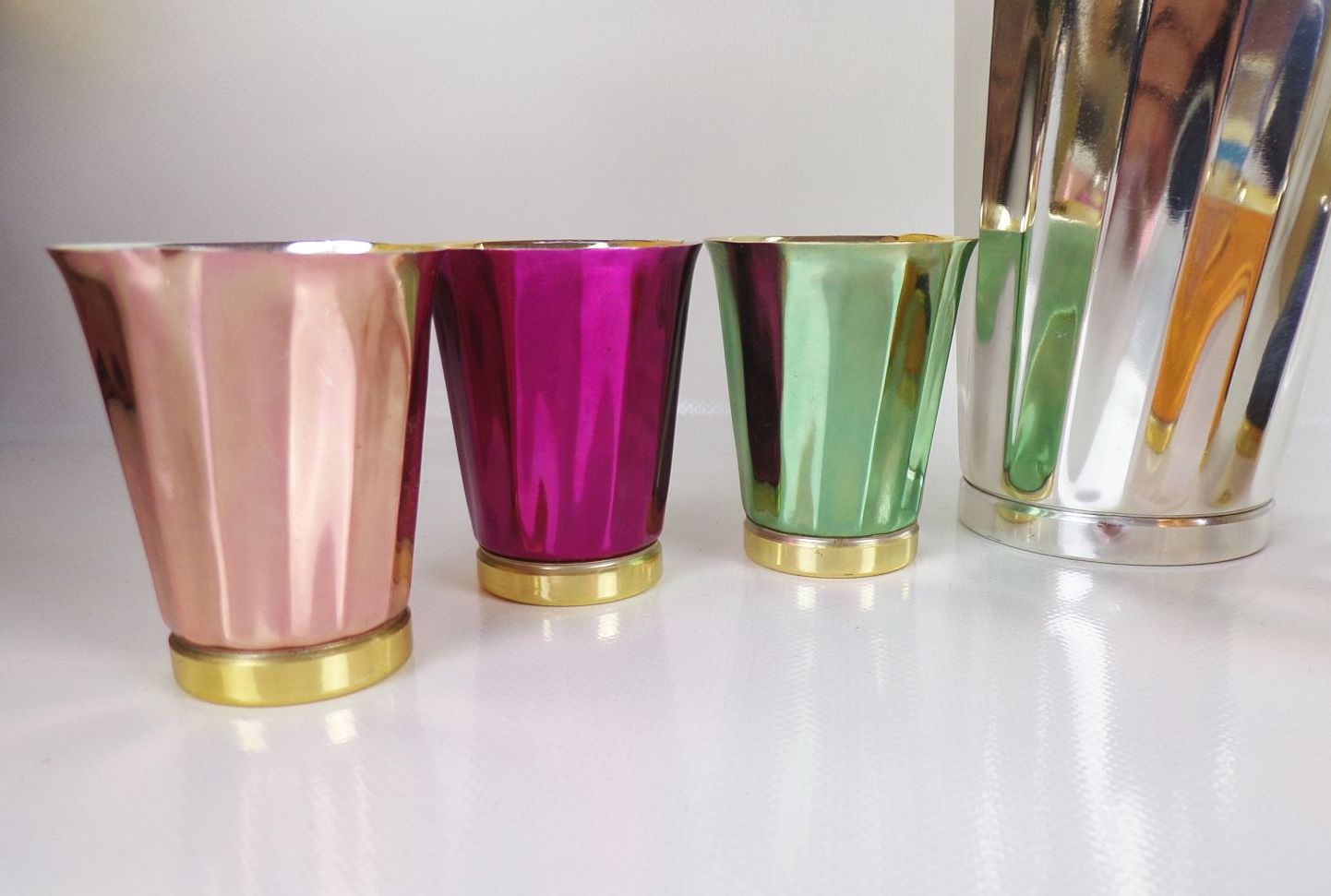 Sonnau Mixbecher Shaker Set Box 6 Becher DDR Retro Trinks Party Cocktail Sonnau Mixbecher Shaker Set Box 6 Becher DDR Retro Trinks Party Cocktail