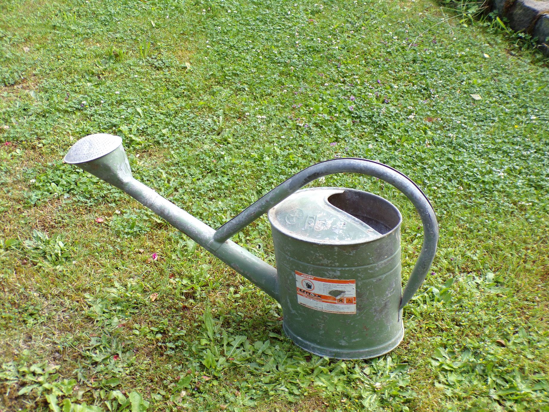 Alte Gießkanne Zinkgießkanne 10 Liter Garten Gartengießkanne Deko