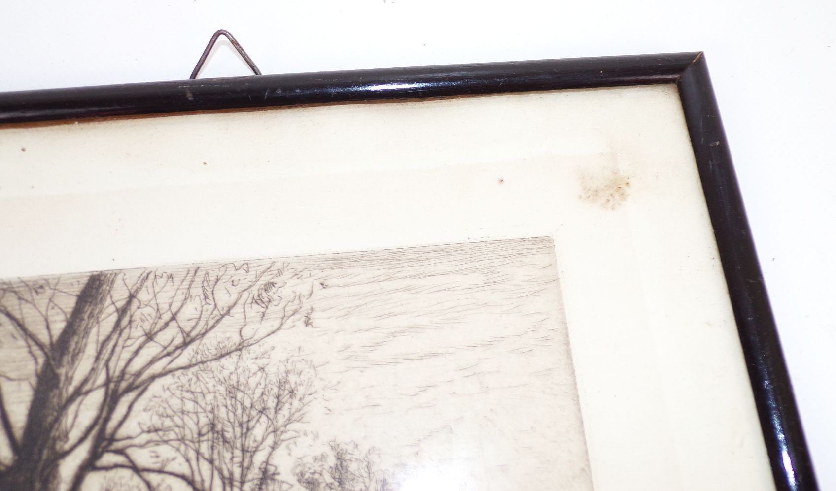 Georg Fritz Dresden Radierung Haus am Fluss 