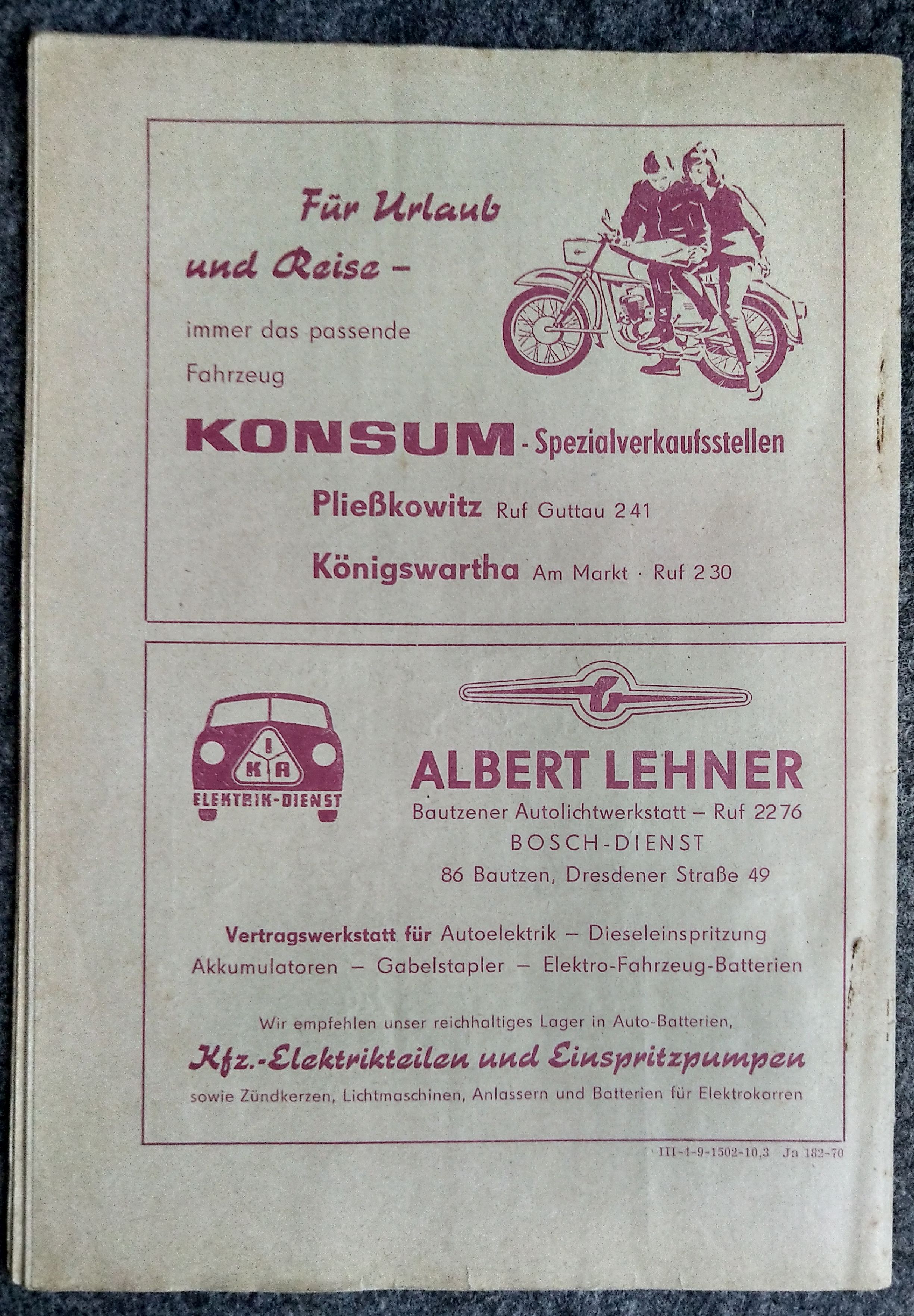 XVI Internationales Bautzener Autobahnring Rennen 1970 DDR Motorsport Heft XVI Internationales Bautzener Autobahnring Rennen 1970 DDR Motorsport Heft
