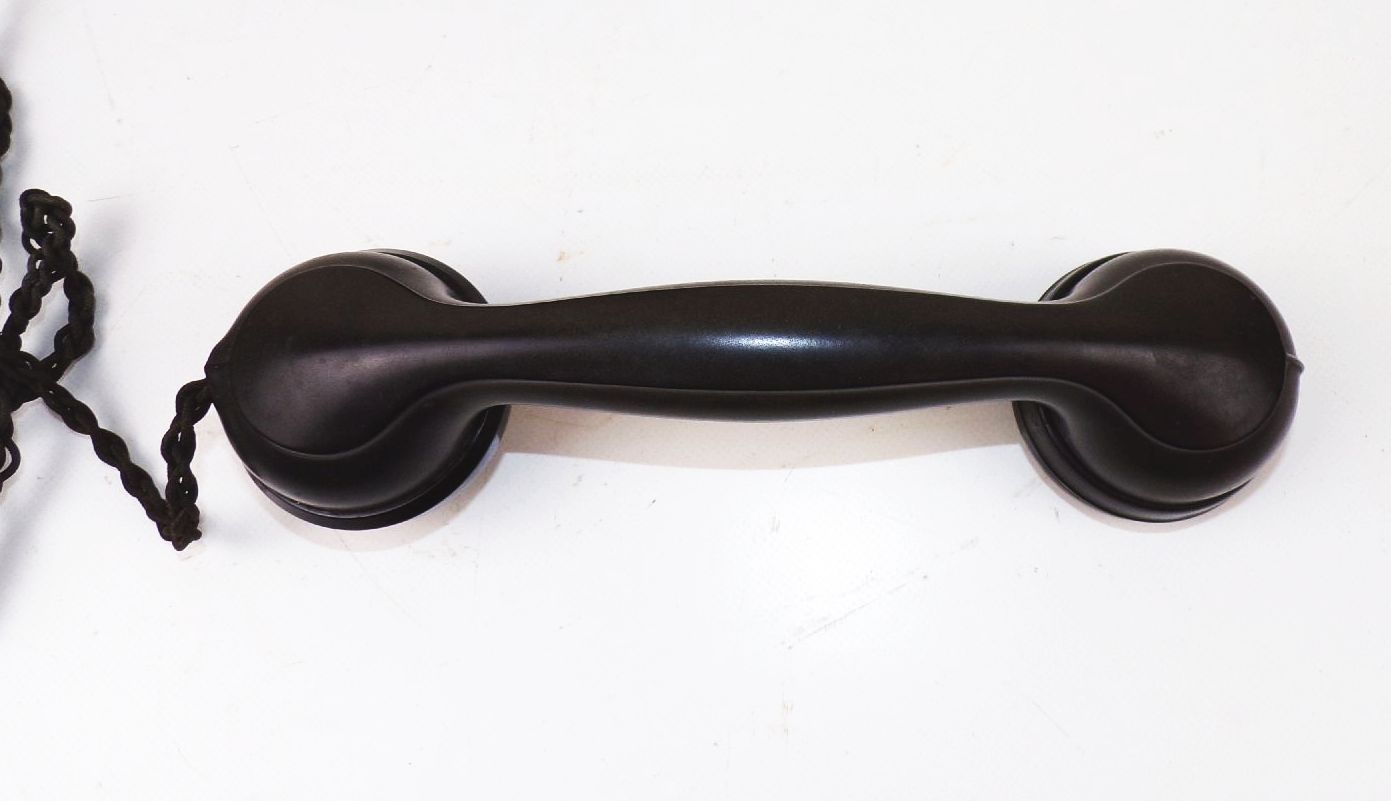 Zwietusch Wählscheibentelefon Schwarz Bakelit Art Deco V Satist 78 m BQ3 Telefon 