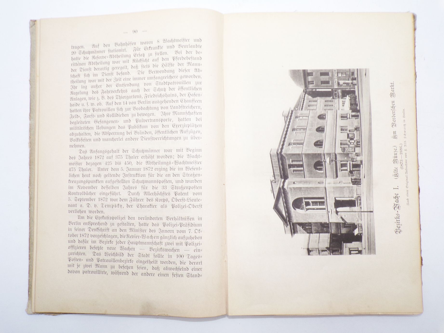 Die ersten 50 Jahre der königlichen Schutzmannschaft zu Berlin 1898 
