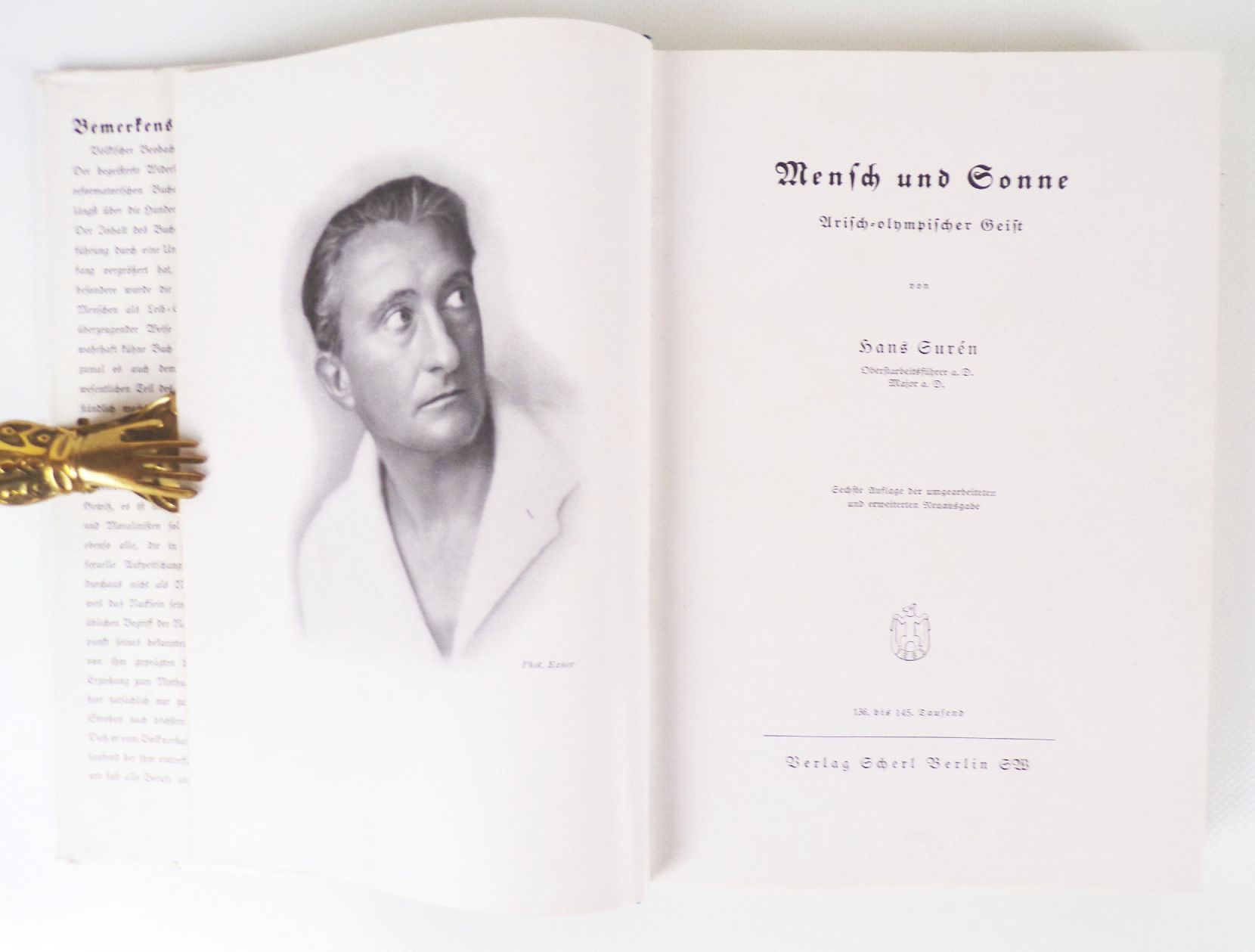 Mensch und Sonne Hans Suren 1936 Mensch und Sonne Hans Suren 1936