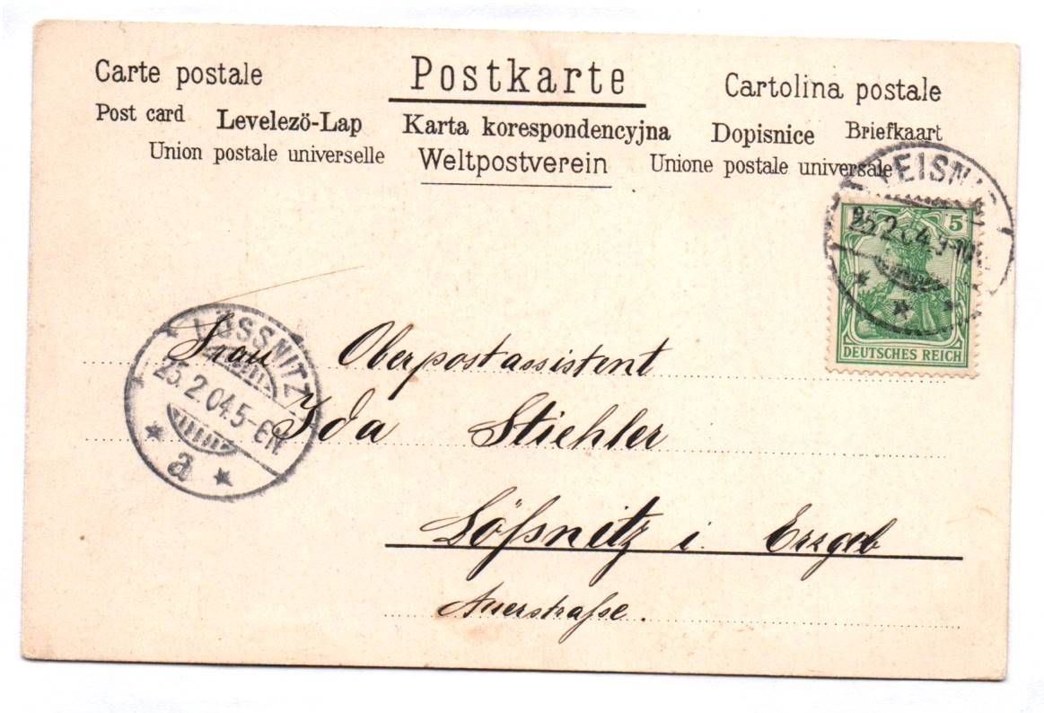 Litho Ak Blumenstrauss Rosen Flieder schönes Stillleben 1904