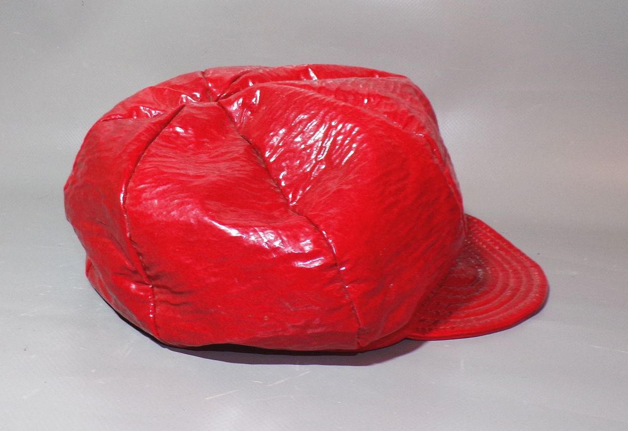 DDR Mütze Rot Igelit Größe 54 Retro Vintage 