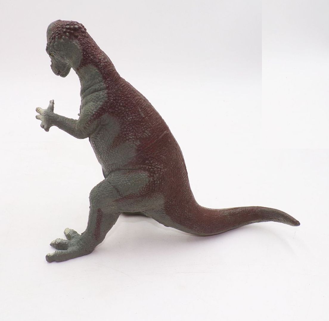 Pachycephalosaurus Dickschädel-Dinosaurier Spielzeug Hartgummi 1991 Pachycephalosaurus Dickschädel-Dinosaurier Spielzeug Hartgummi 1991
