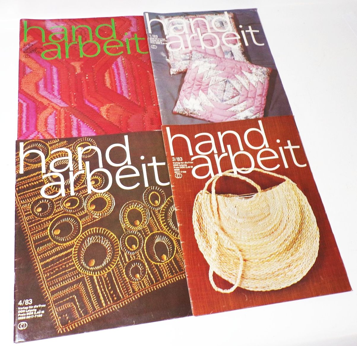 Handarbeit Zeitschrift 1983 Heft 1 bis 4 DDR Verlag für die Frau komplett