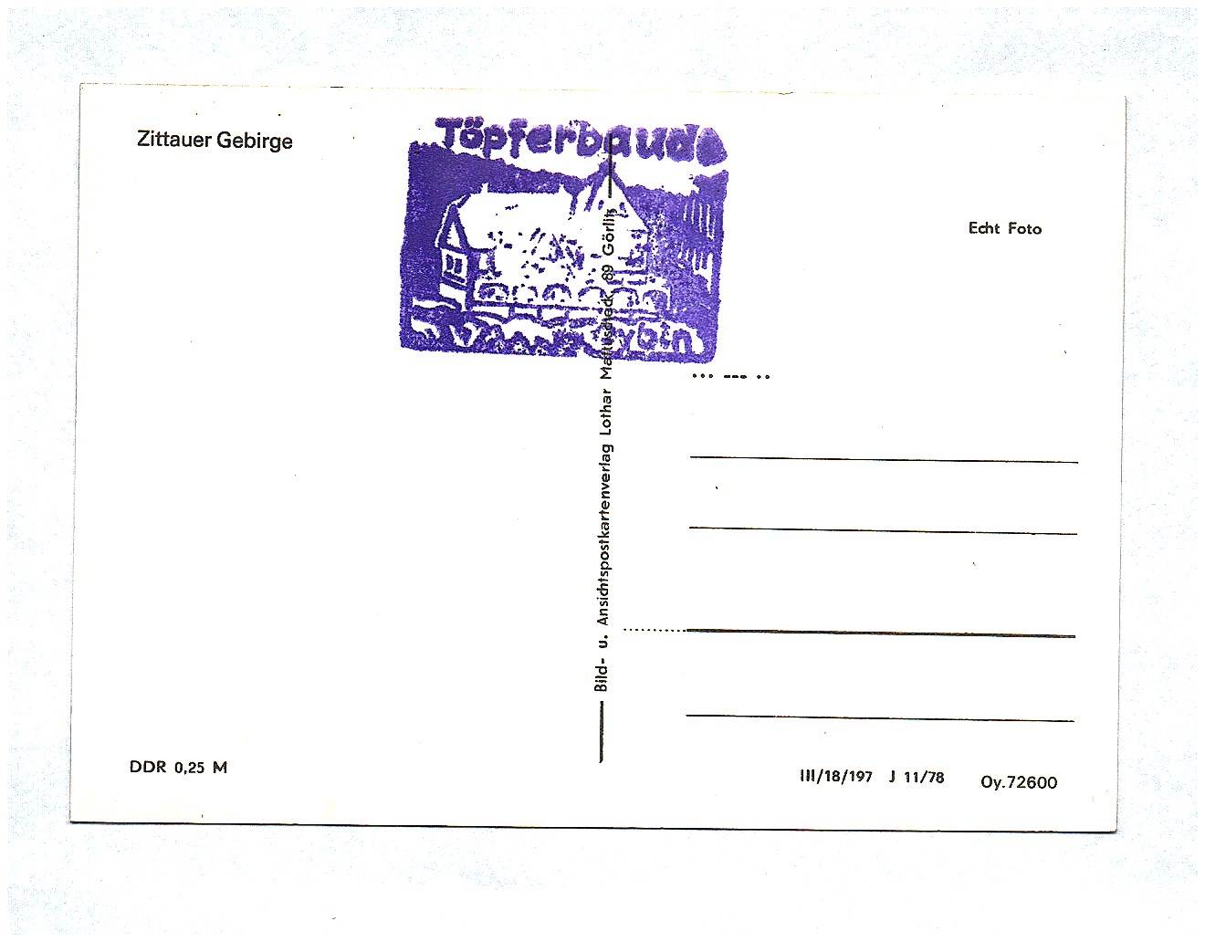 Ak Felsengasse Kurort Oybin Scharfenstein und Hochwald Echtfoto DDR Friedenstaube Zittauer Gebirge Ak Felsengasse Kurort Oybin Scharfenstein und Hochwald Echtfoto DDR Friedenstaube Zittauer Gebirge