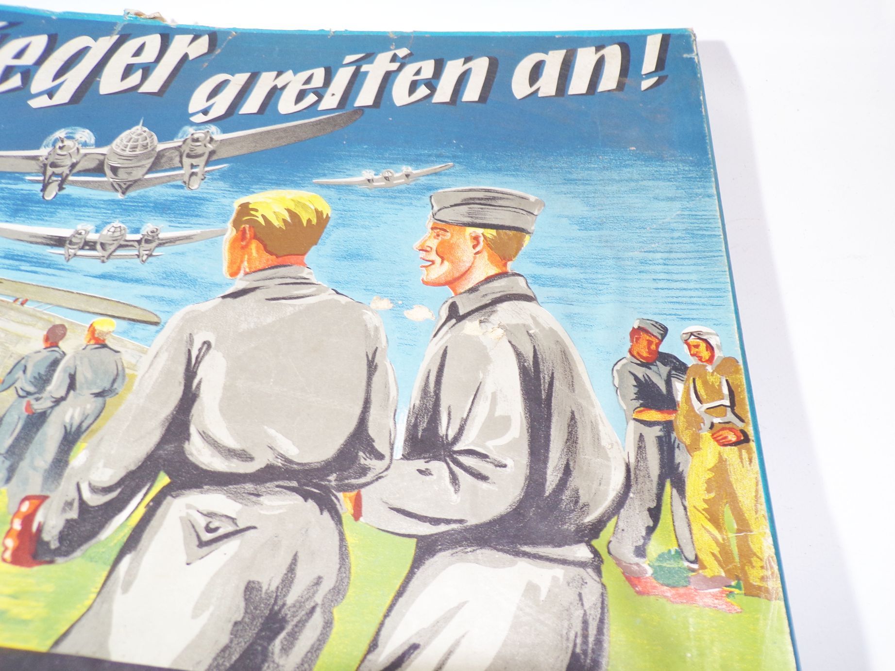 Flieger greifen an Brettspiel 1930er bis 2 Wk Fliegerspiel