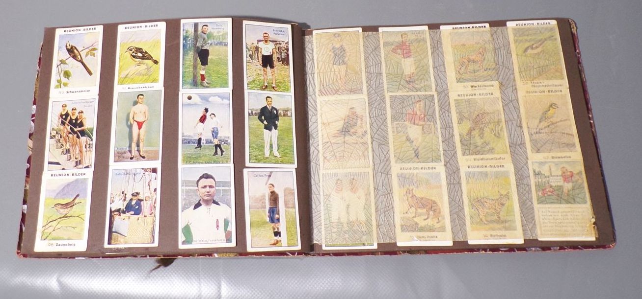 Altes Sammelbilderalbum Bunt gemischt beklebtes Fotoalbum 