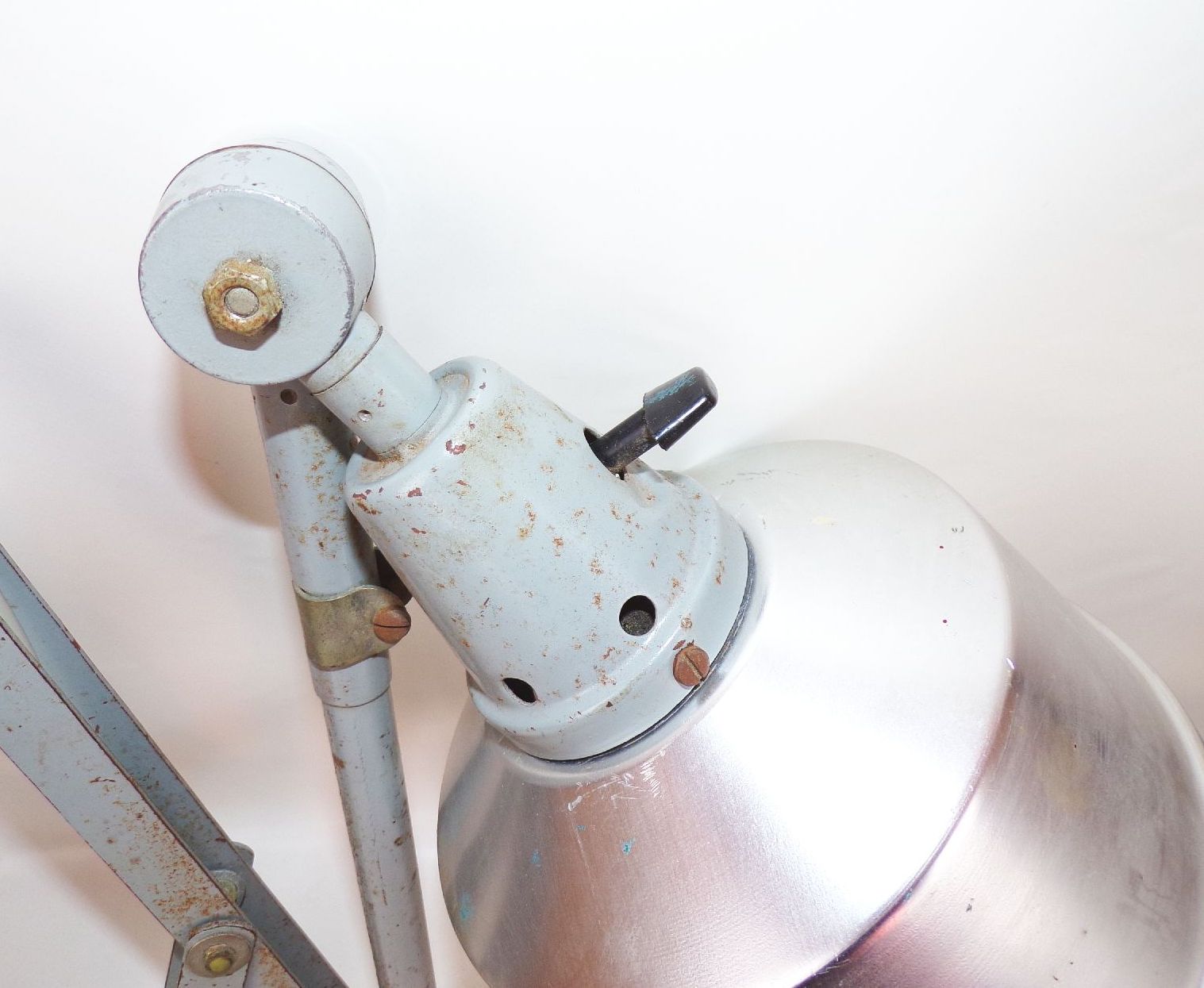 Alte Midgard R1 Scherenlampe Werkstattlampe