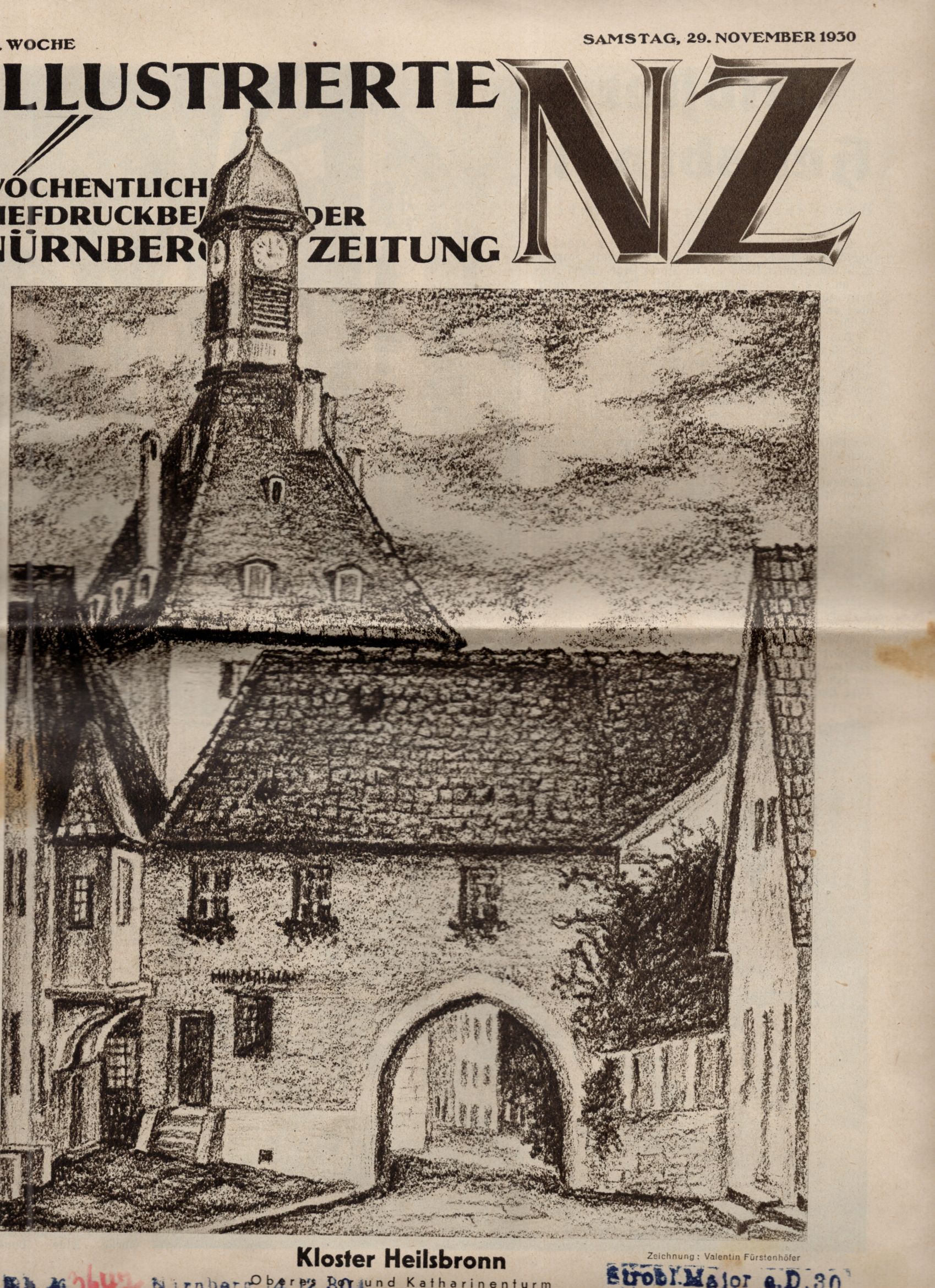 Illustrierte NZ Wöchentliche Tiefdruckbeilage der Nürnberger Zeitung 1930 47 und 48