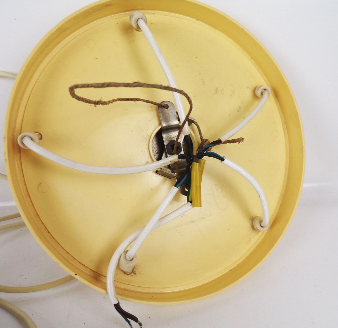 Alte Kaskadenlampe 5er Deckenleuchte Pendellampe 1970er Rund Alte Kaskadenlampe 5er Deckenleuchte Pendellampe 1970er Rund