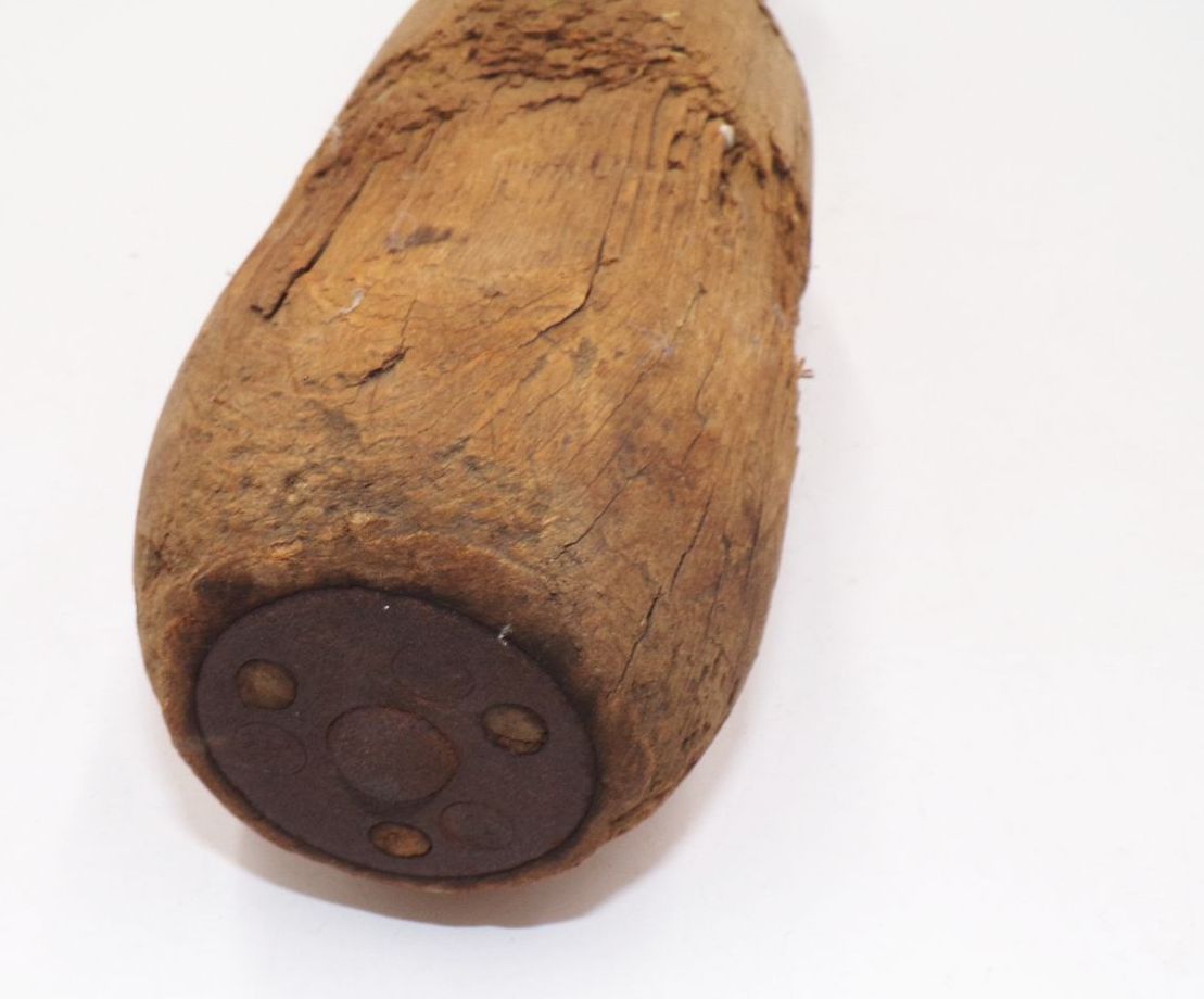 Alter Holzkegel Pin Kegeln Vintage Shabby Deko