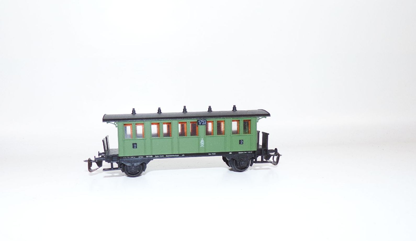 BTBB 3114 Personenwagen Braun 2 Klasse Preussisch Spur TT mit OVP