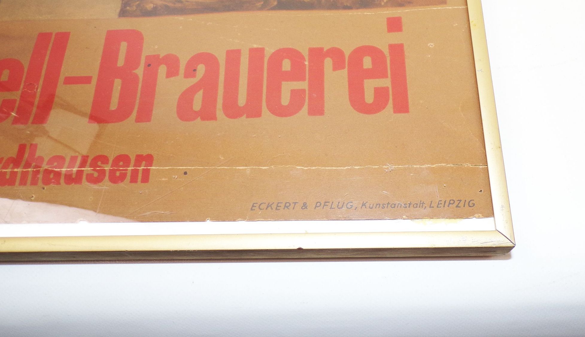 Altes Plakat Nordquell Brauerei Nordhausen Nordquell Bock Bier Reklame