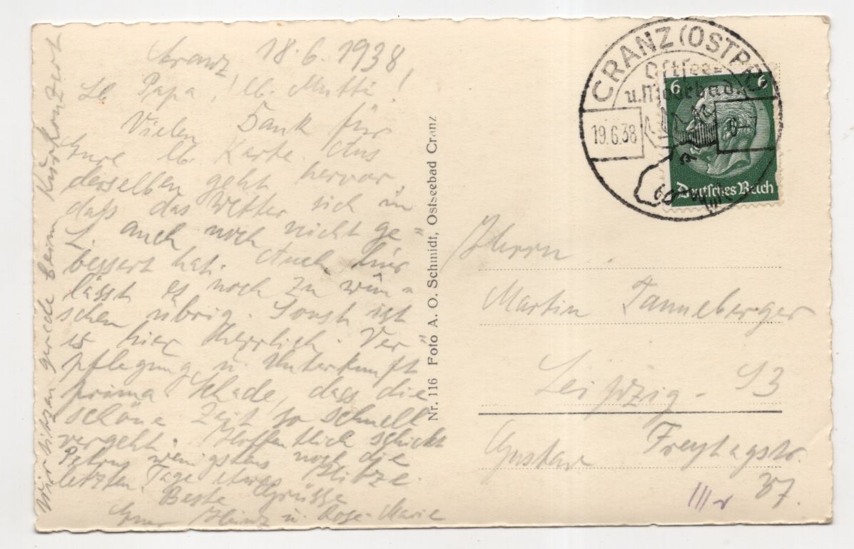 Ak Kurische Nehrung Dünen im Sturm Ostpreußen 1938