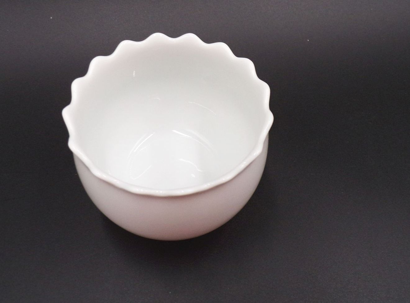 Meissen Schale weiß 7 cm Vintage