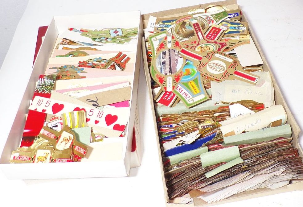 Großes Konvolut Zigarrenbauchbinden Bauchbinden Sammler Nachlass