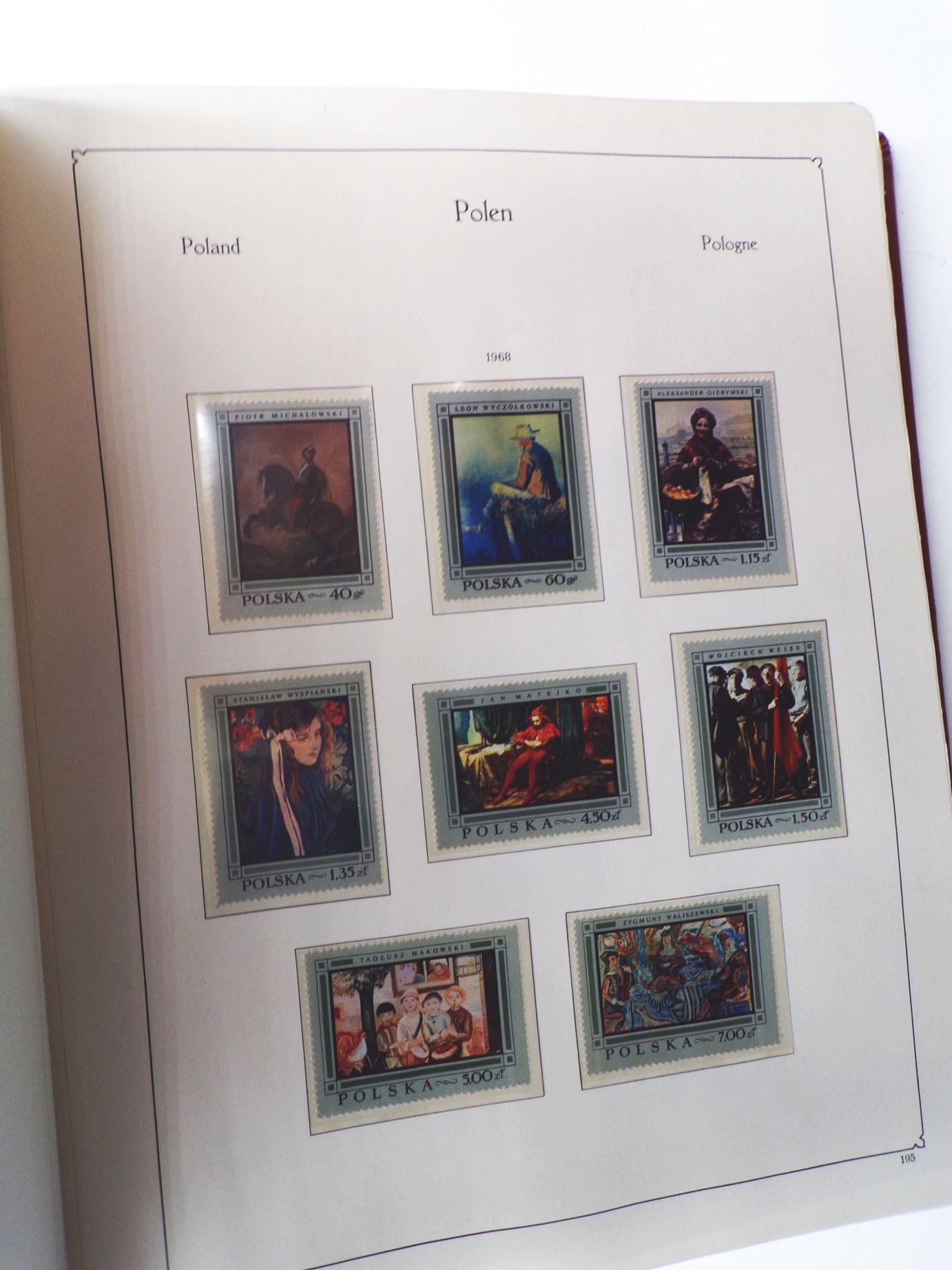 Polen Briefmarkenalbum 1966 bis 1974 Polen Briefmarkenalbum 1966 bis 1974