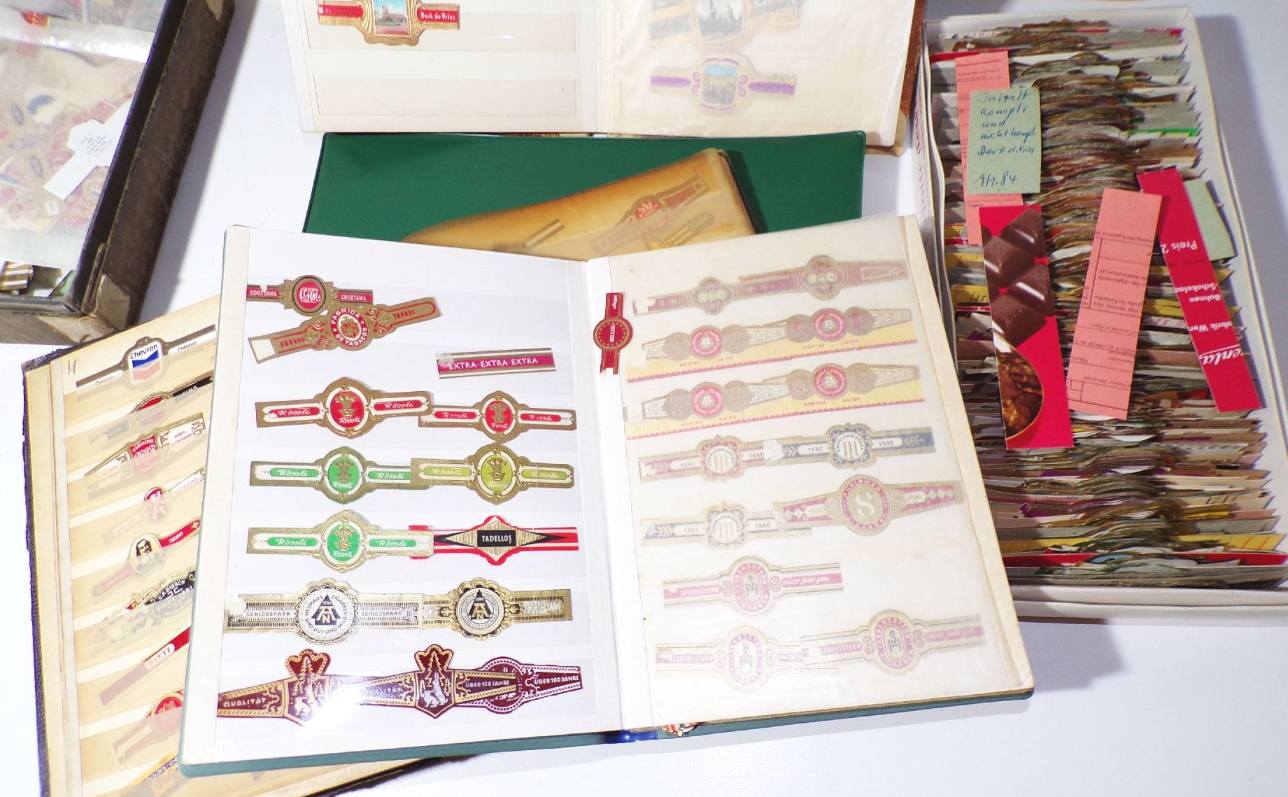 Großes Konvolut Zigarrenbauchbinden Bauchbinden Sammler Nachlass