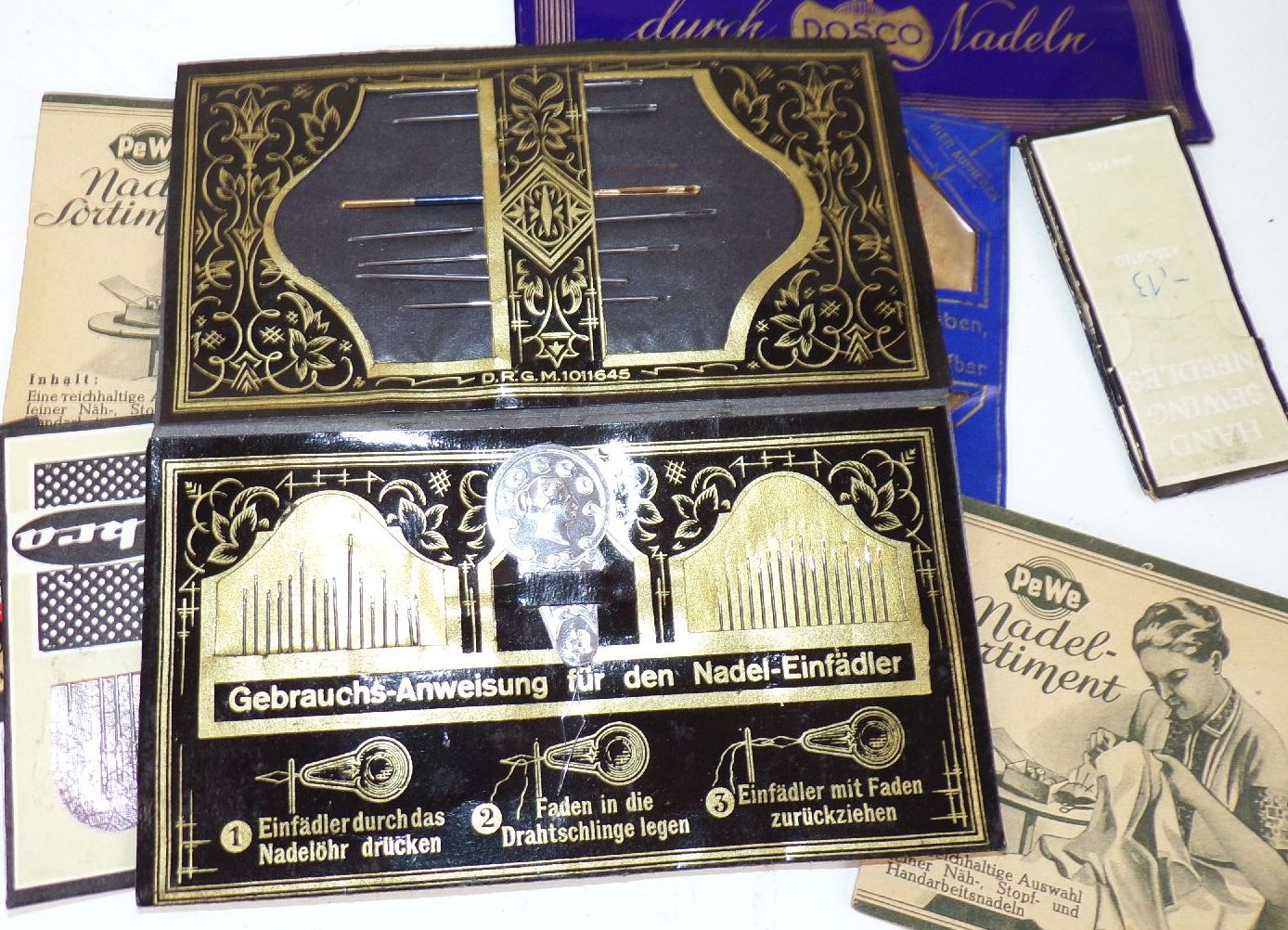 Konvolut alte Nadelmappen needles Nähen Nadeln Stopfnadel Konvolut alte Nadelmappen needles Nähen Nadeln Stopfnadel