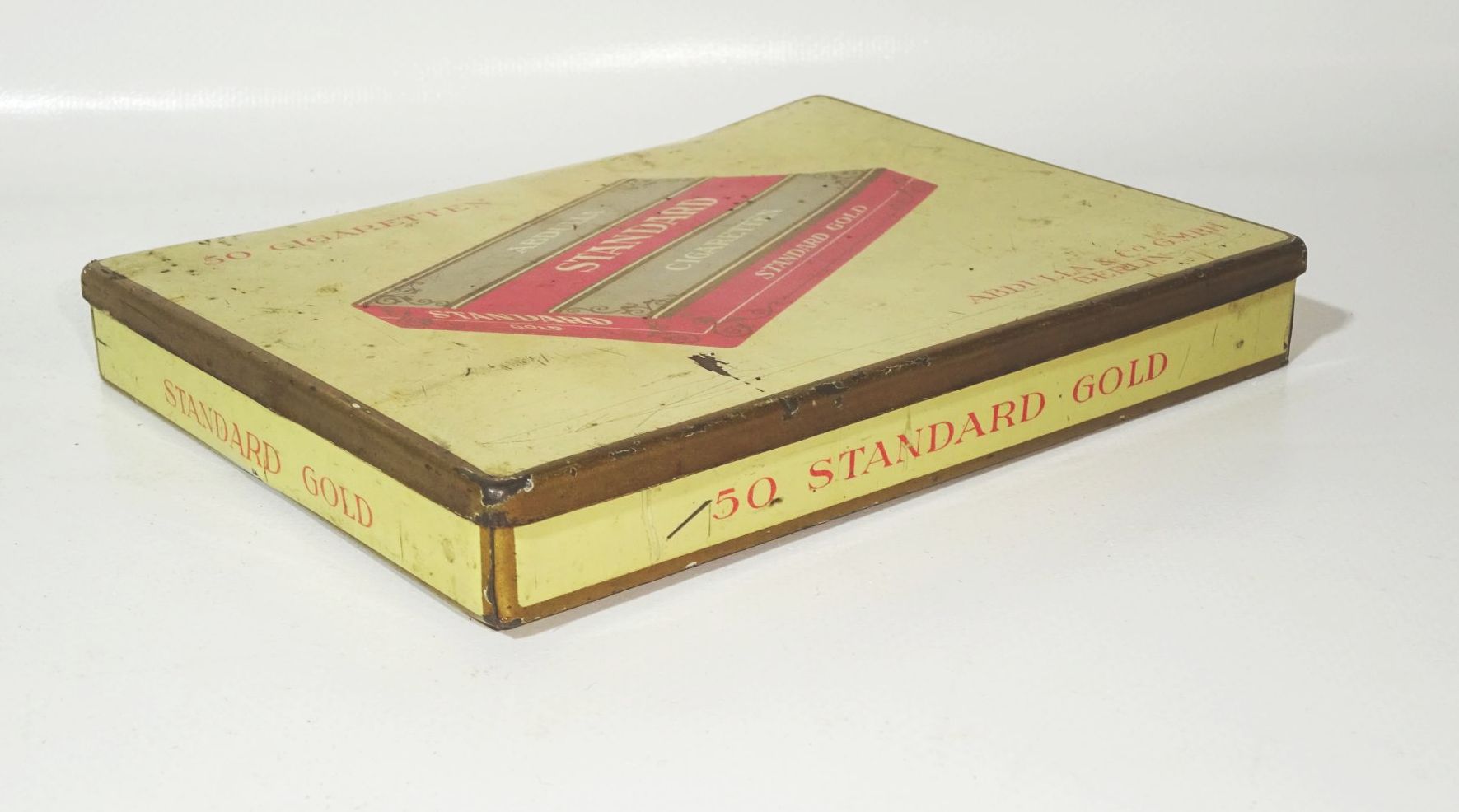 Alte Blechdose Abdulla Standard Cigaretten Berlin 1920er 1930er 