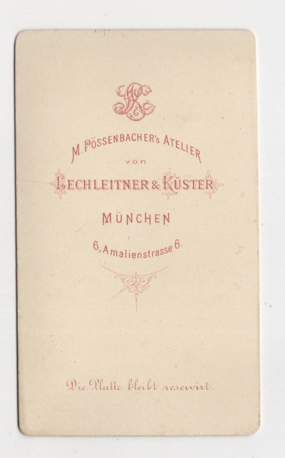 CDV Foto Soldat Ordensspange 1870 München