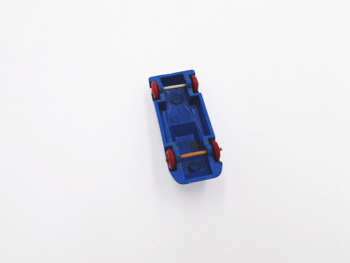 Altes IGES Modellauto H0 Plaste DDR blau