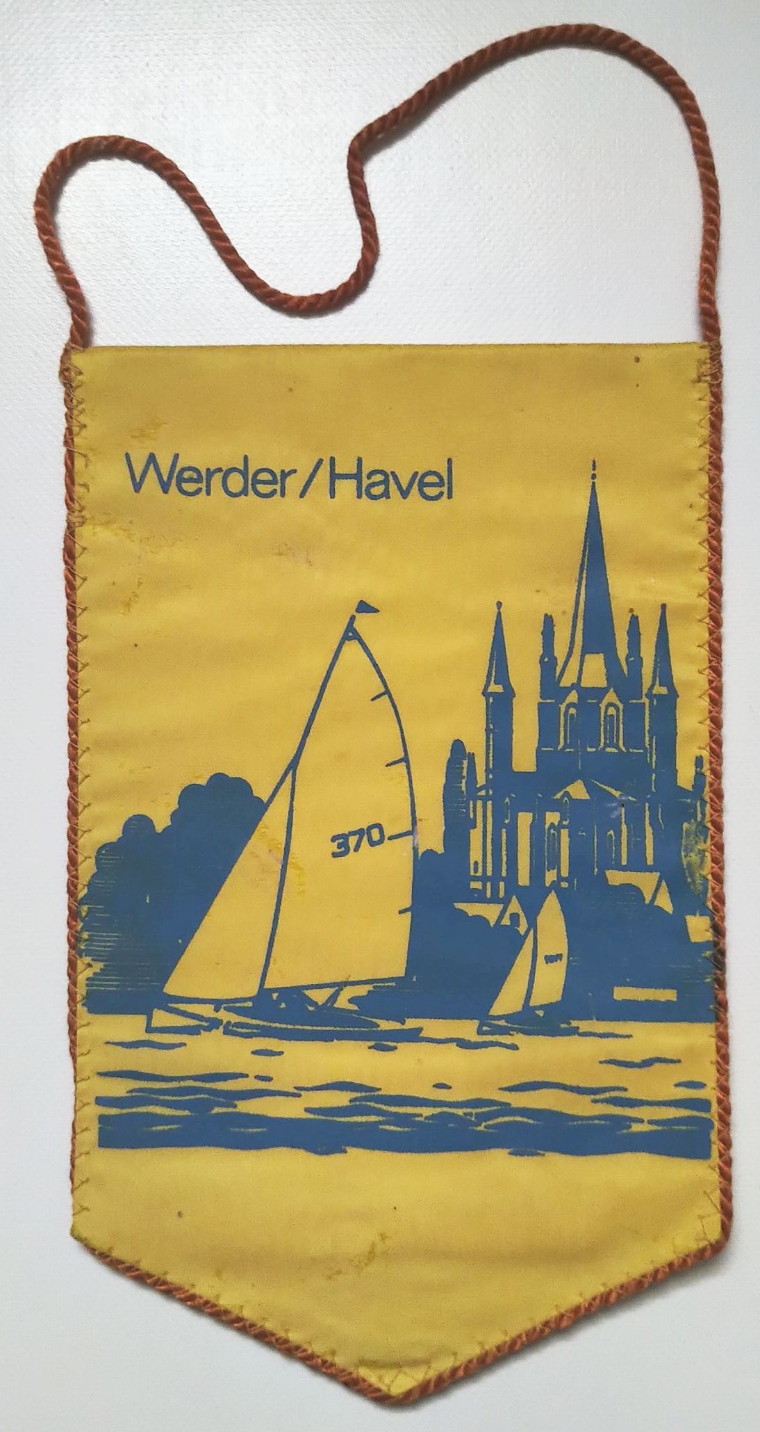 Alter Wimpel Werder Havelzentrales Fahrtensegler Treffen 1977