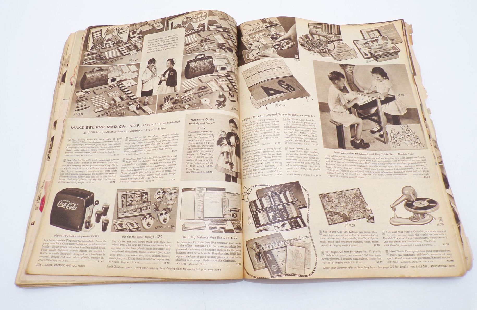 Sears Christmas Book 1956 alter Katalog Sears Christmas Book 1956 alter Katalog