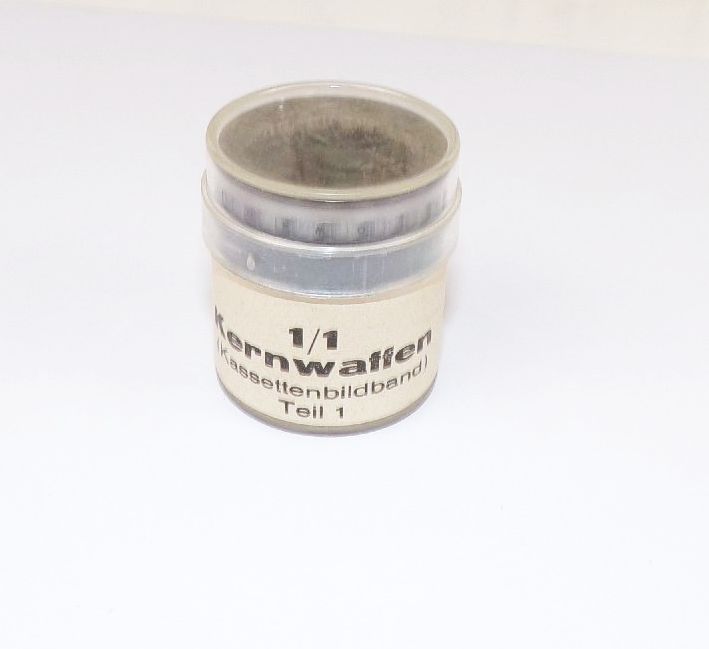 DDR Rollfilm Zivilverteidigung Atomschlag Krieg Lehrmittel GDR 