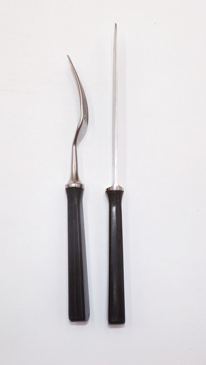 Altes Besteck 24 Teile Schwarz Bakelit Griffe Bauhaus Look Altes Besteck 24 Teile Schwarz Bakelit Griffe Bauhaus Look