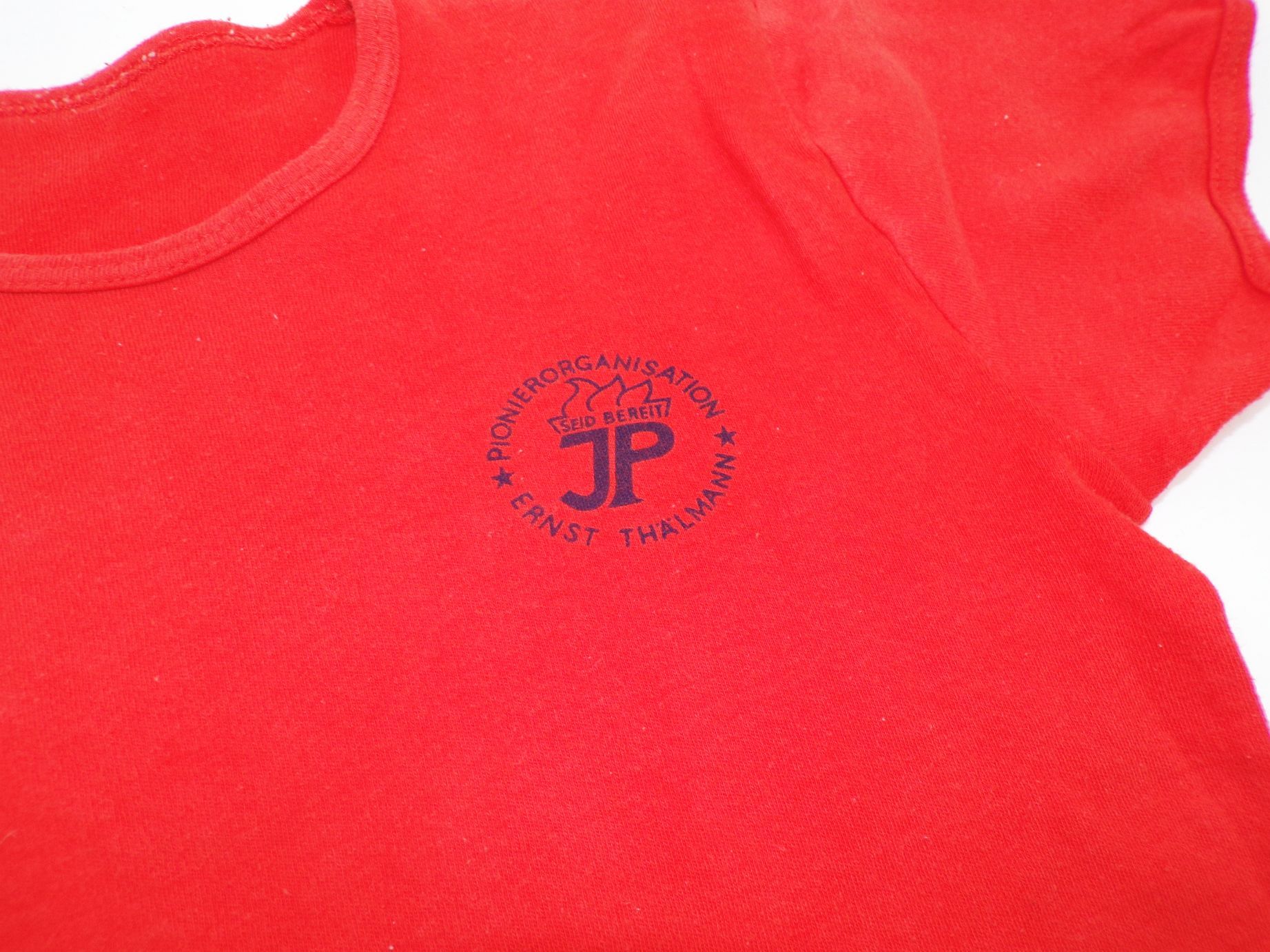 Altes T Shirt Pionierorganisation Ernst Thälmann DDR Nicki Kindergröße Orange Altes T Shirt Pionierorganisation Ernst Thälmann DDR Nicki Kindergröße Orange