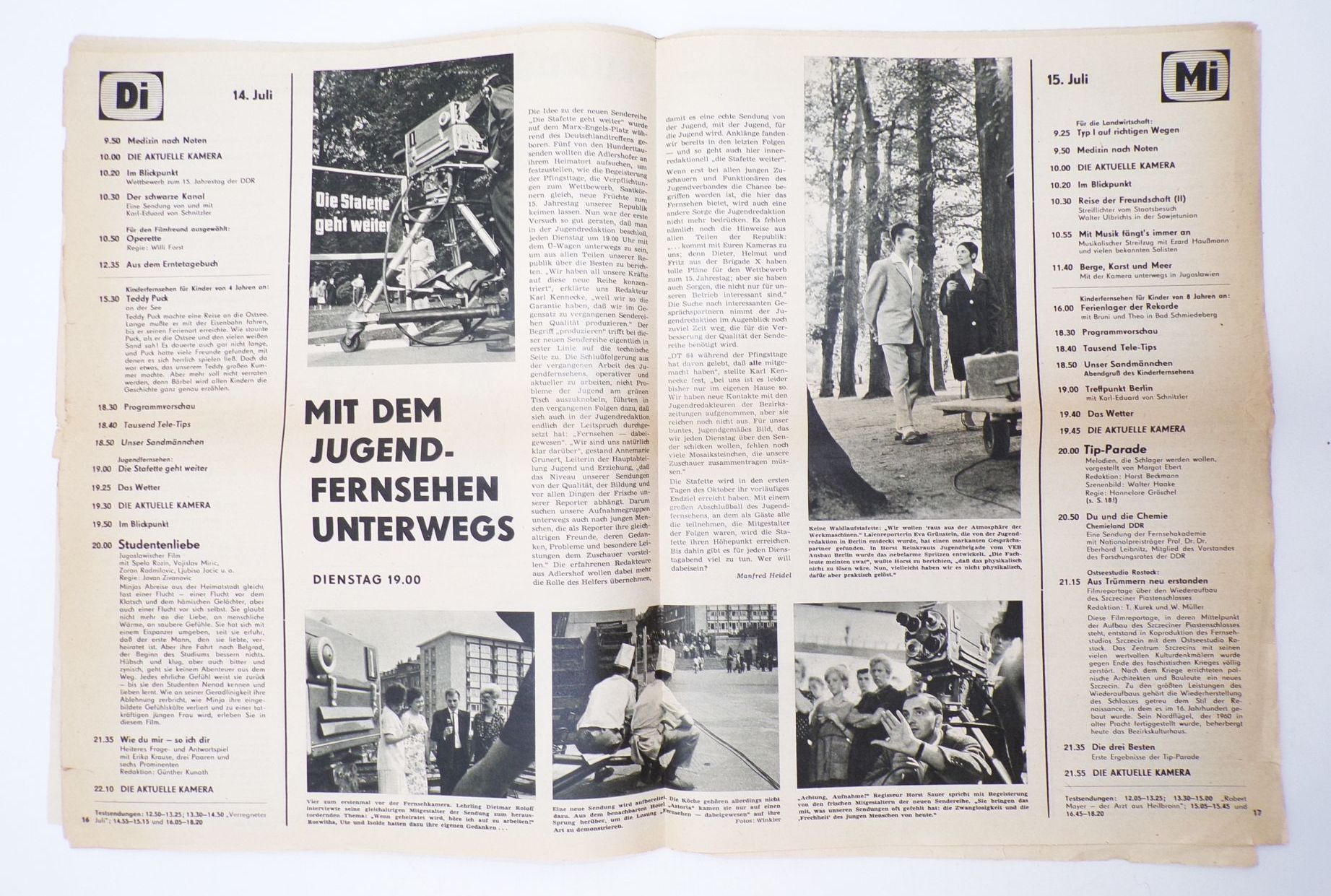 FF Zeitschrift Funk und Fernsehen der DDR 29 Berlin 1964 